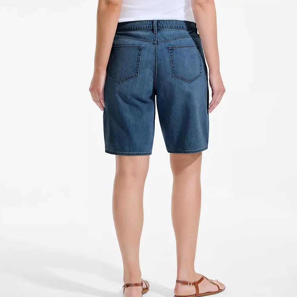 Women's Lightweight Denim Mid Rise 10" Shorts