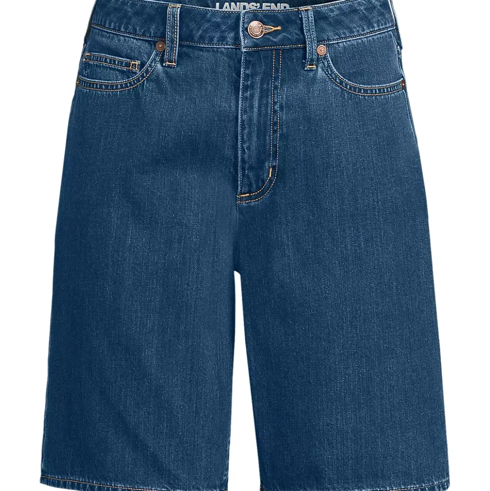 Women's Lightweight Denim Mid Rise 10" Shorts
