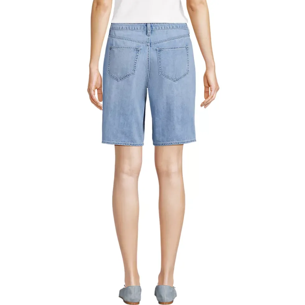Women's Lightweight Denim Mid Rise 10" Shorts