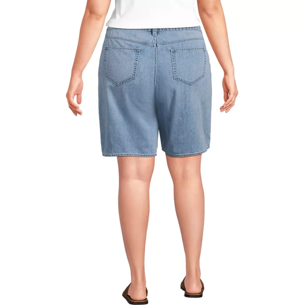 Women's Lightweight Denim Mid Rise 10" Shorts