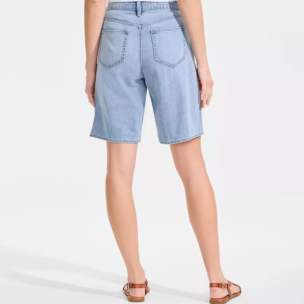 Women's Lightweight Denim Mid Rise 10" Shorts