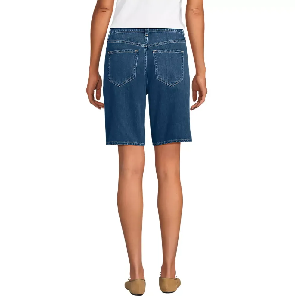 Women's Lightweight Denim Mid Rise 10" Shorts
