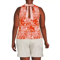 Women's Lightweight Jersey Blouson Vneck Tank