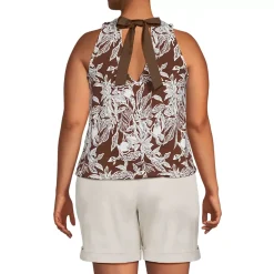 Women's Lightweight Jersey Blouson Vneck Tank