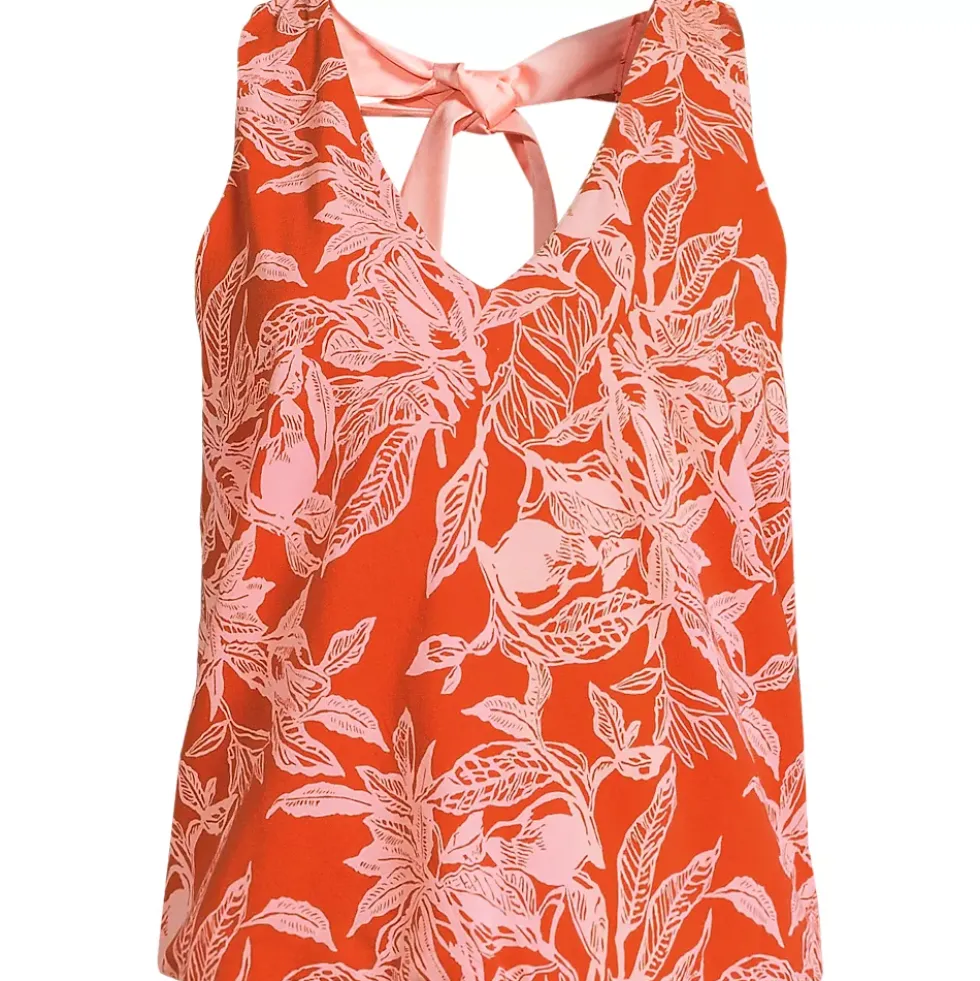 Women's Lightweight Jersey Blouson Vneck Tank