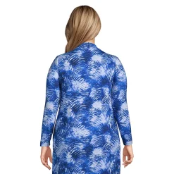 Women's Lightweight Jersey Knit Long Cardigan Print