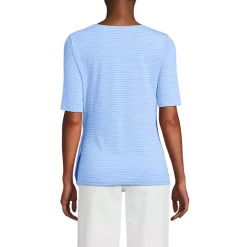 Women's Lightweight Jersey Tie Front Top