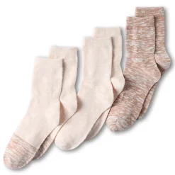 Women's Lightweight Slub Midi Socks 3 Pack