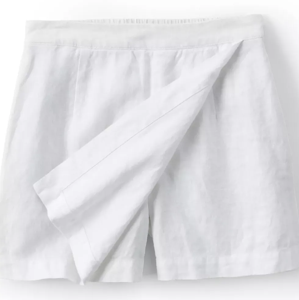 Women's Linen Above the Knee Skort