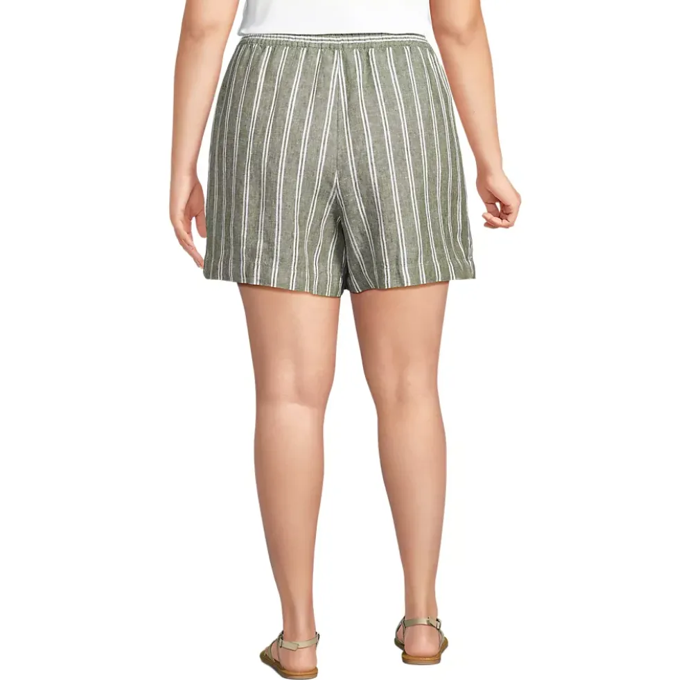 Women's Linen Above the Knee Skort
