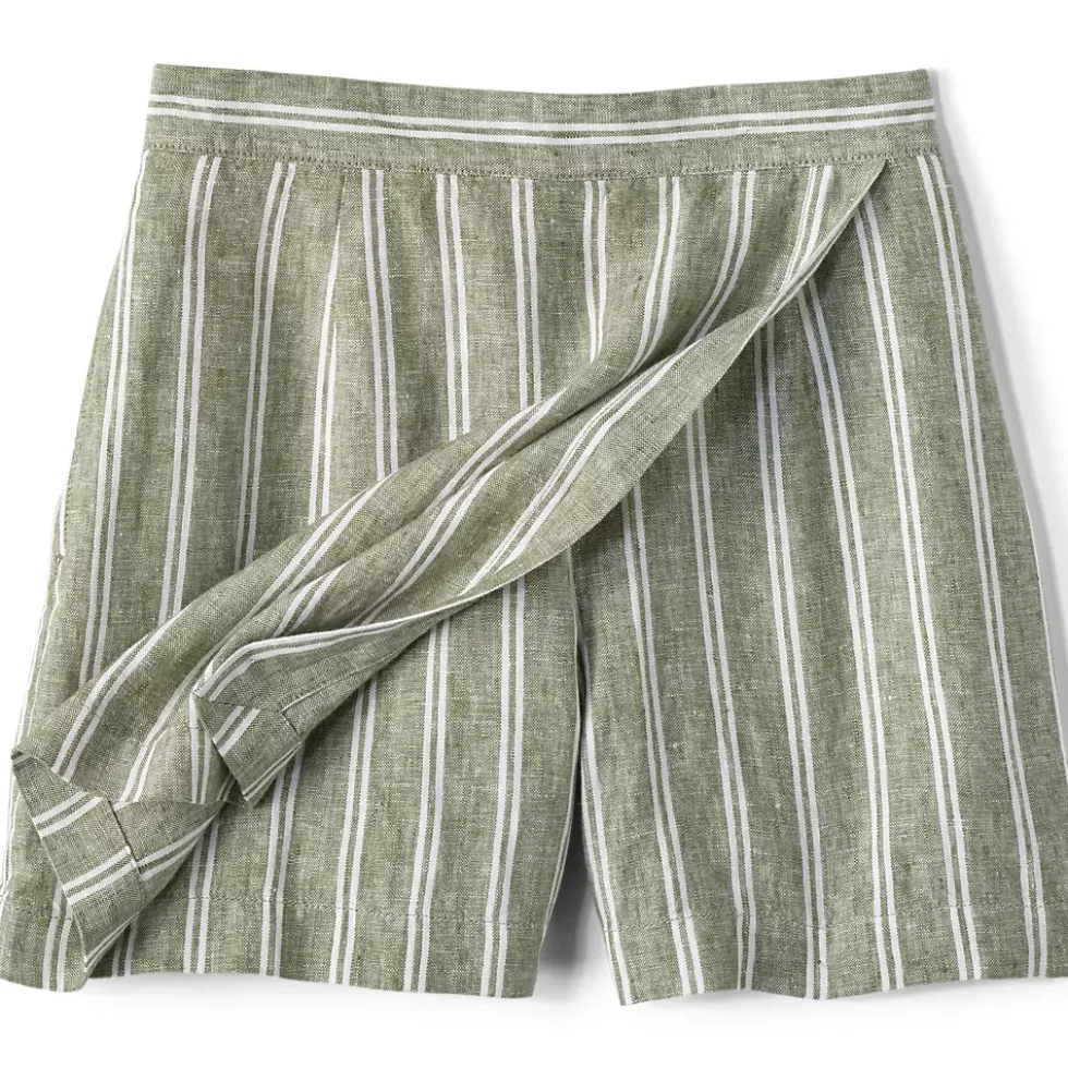Women's Linen Above the Knee Skort
