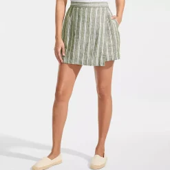 Women's Linen Above the Knee Skort