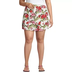 Women's Linen Above the Knee Skort