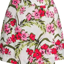 Women's Linen Above the Knee Skort
