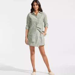 Women's Linen Above the Knee Skort
