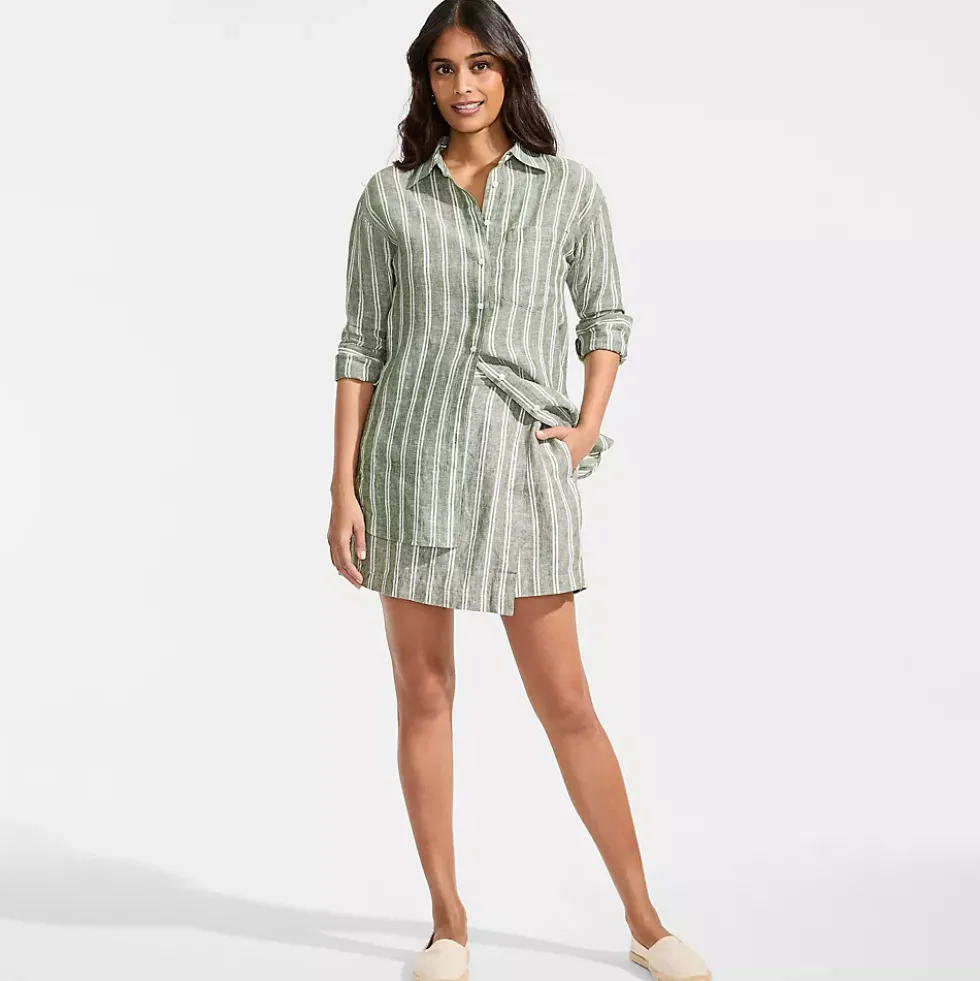 Women's Linen Above the Knee Skort