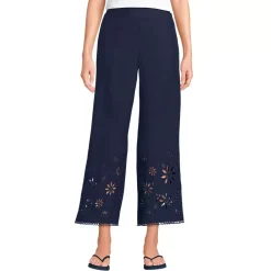 Women's Linen Embroidered Pants