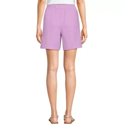 Women's Linen High Rise Pull On 7