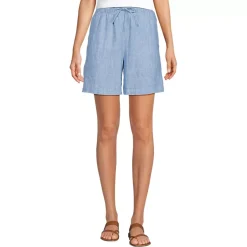 Women's Linen High Rise Pull On 7