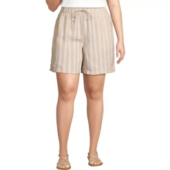 Women's Linen High Rise Pull On 7
