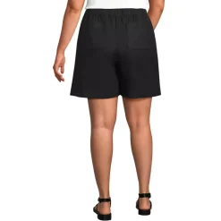Women's Linen High Rise Pull On 7