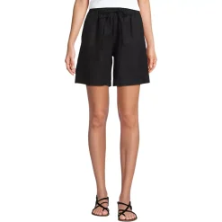 Women's Linen High Rise Pull On 7
