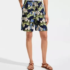 Women's Linen High Rise Pull On 7