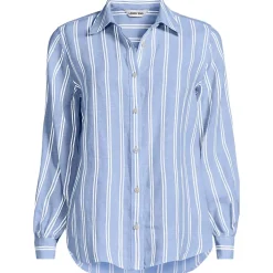 Women's Linen Long Sleeve Feminine Shirt