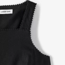 Women's Linen Shift Above the Knee Dress