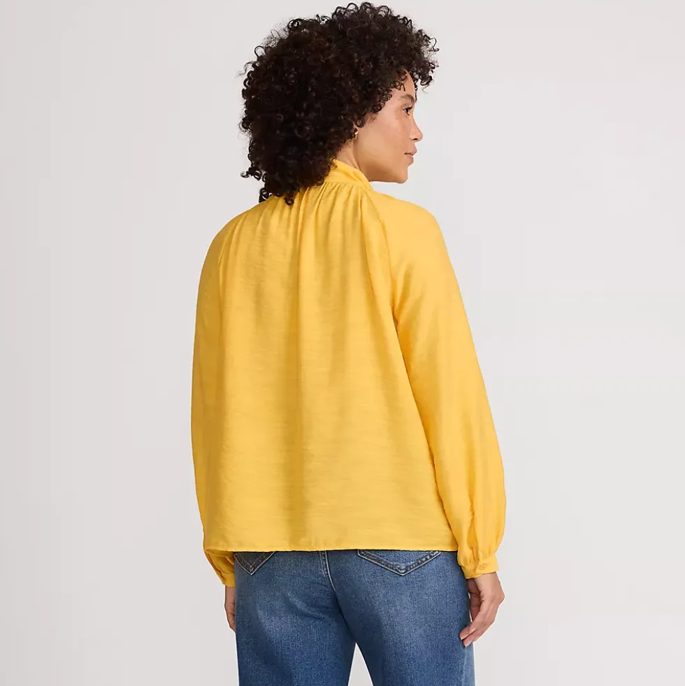 Women's Long Sleeve Bow Blouse