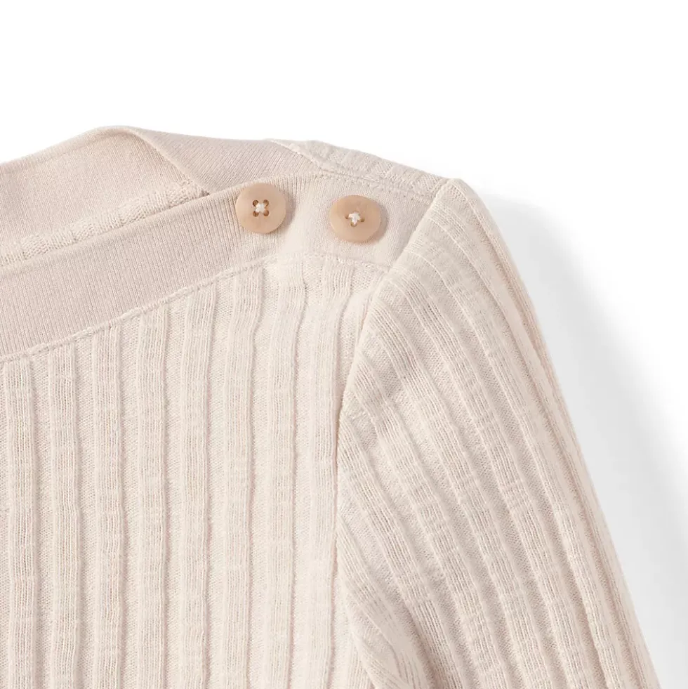 Women's Long Sleeve Coastal Rib Boatneck Top