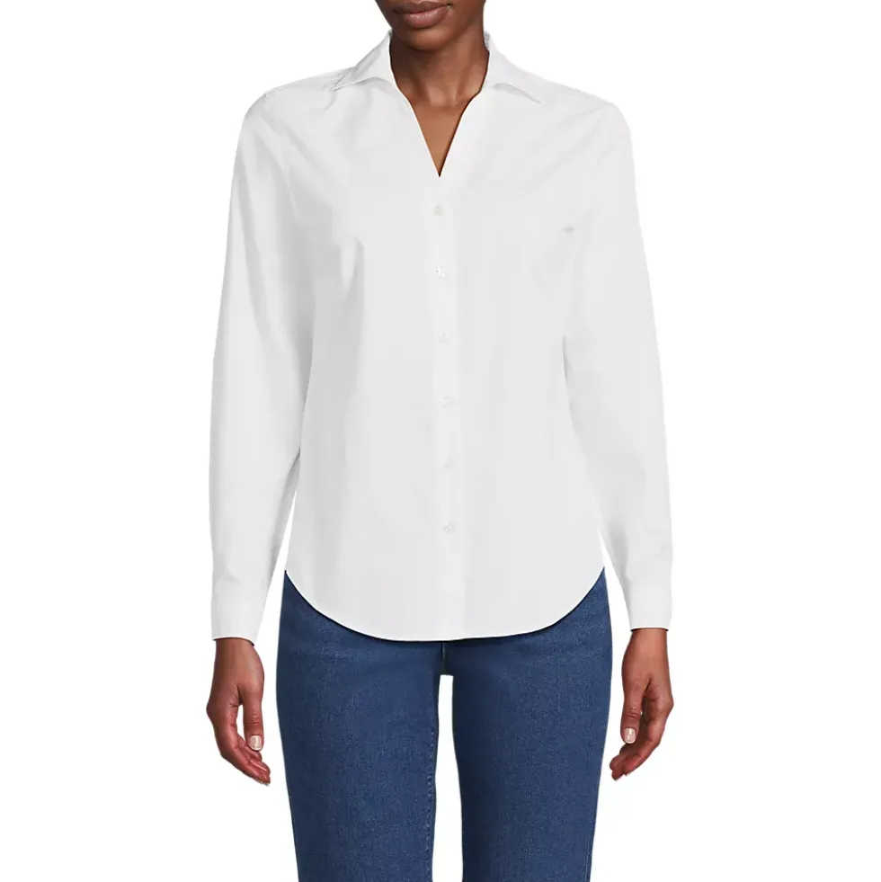 Women's Long Sleeve Coolmax Vneck Shirt