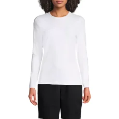 Women's Long Sleeve Crewneck Garden Tee - Sunshade UPF 50 Quick Dry