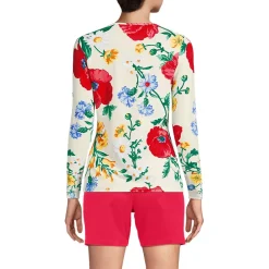 Women's Long Sleeve Crewneck Garden Tee - Sunshade UPF 50 Quick Dry