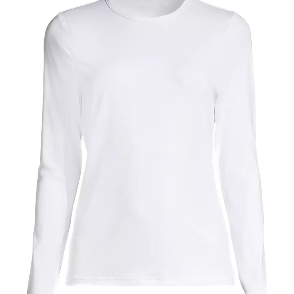 Women's Long Sleeve Crewneck Garden Tee - Sunshade UPF 50 Quick Dry