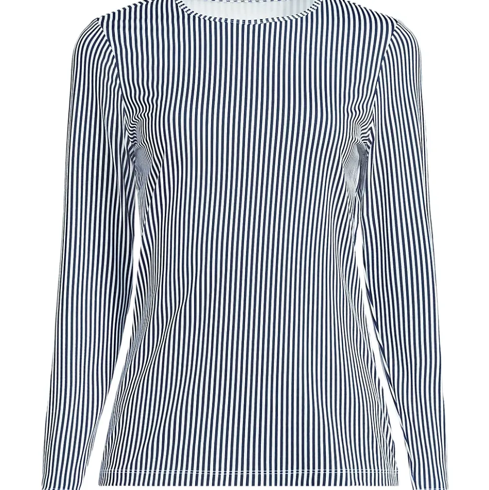 Women's Long Sleeve Crewneck Garden Tee - Sunshade UPF 50 Quick Dry