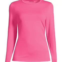 Women's Long Sleeve Crewneck Garden Tee - Sunshade UPF 50 Quick Dry