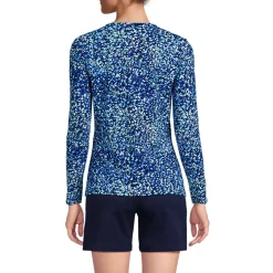 Women's Long Sleeve Crewneck Garden Tee - Sunshade UPF 50 Quick Dry