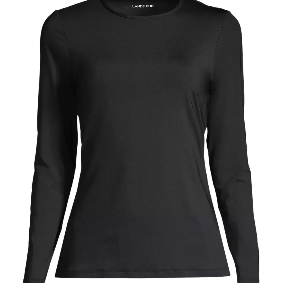 Women's Long Sleeve Crewneck Garden Tee - Sunshade UPF 50 Quick Dry