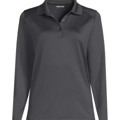 Women's Long Sleeve Feminine Fit Rapid Dry Polo Shirt