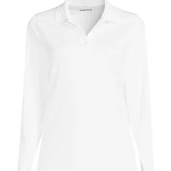Women's Long Sleeve Feminine Fit Rapid Dry Polo Shirt