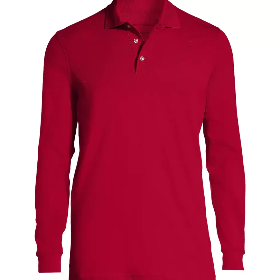 Women's Long Sleeve Interlock Polo Shirt