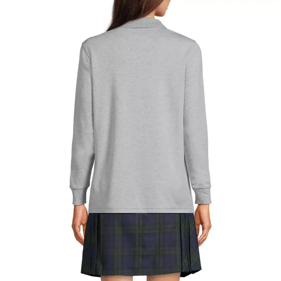 Women's Long Sleeve Interlock Polo Shirt