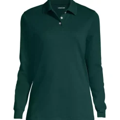 Women's Long Sleeve Interlock Polo Shirt