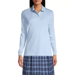 Women's Long Sleeve Interlock Polo Shirt