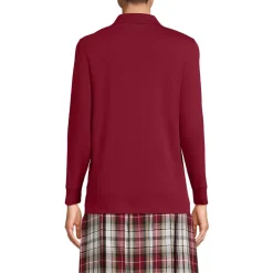 Women's Long Sleeve Interlock Polo Shirt