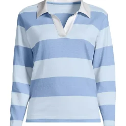 Women's Long Sleeve Mariner Johnny Collar Polo