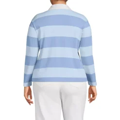 Women's Long Sleeve Mariner Johnny Collar Polo