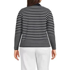 Women's Long Sleeve Mariner Johnny Collar Polo