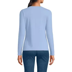 Women's Long Sleeve Micro Rib Button Through Cardigan